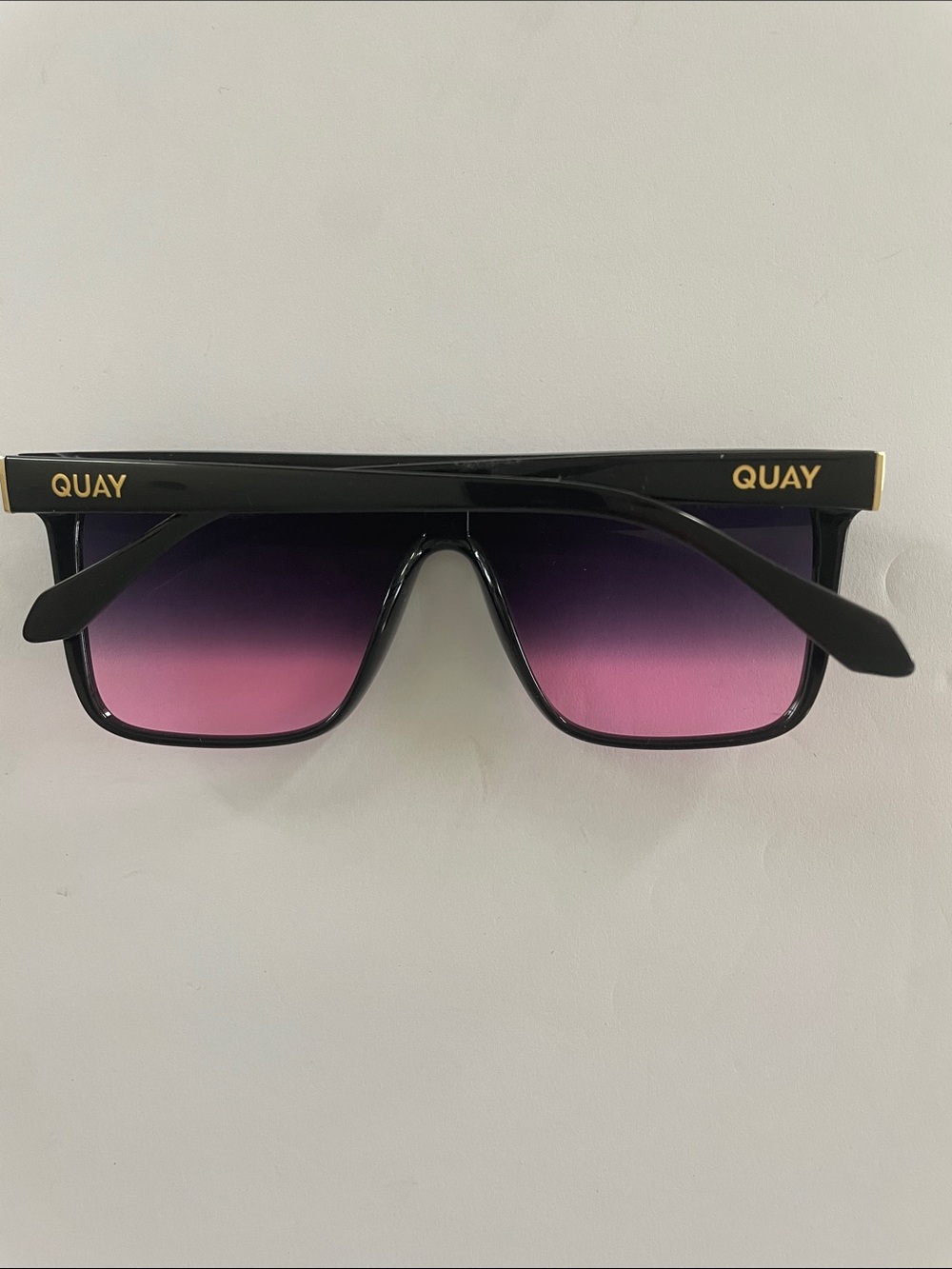 NWT Quay Nightfall Sunglasses Black/Teal Glow Gradient Lenses - Picture 7 of 11
